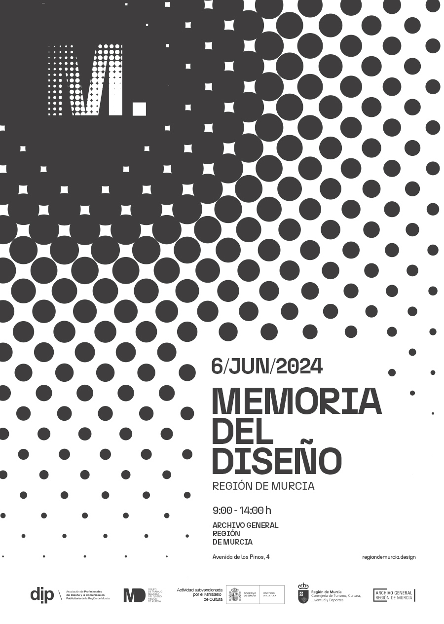 Cartel Memoria del Diseño Región de Murcia