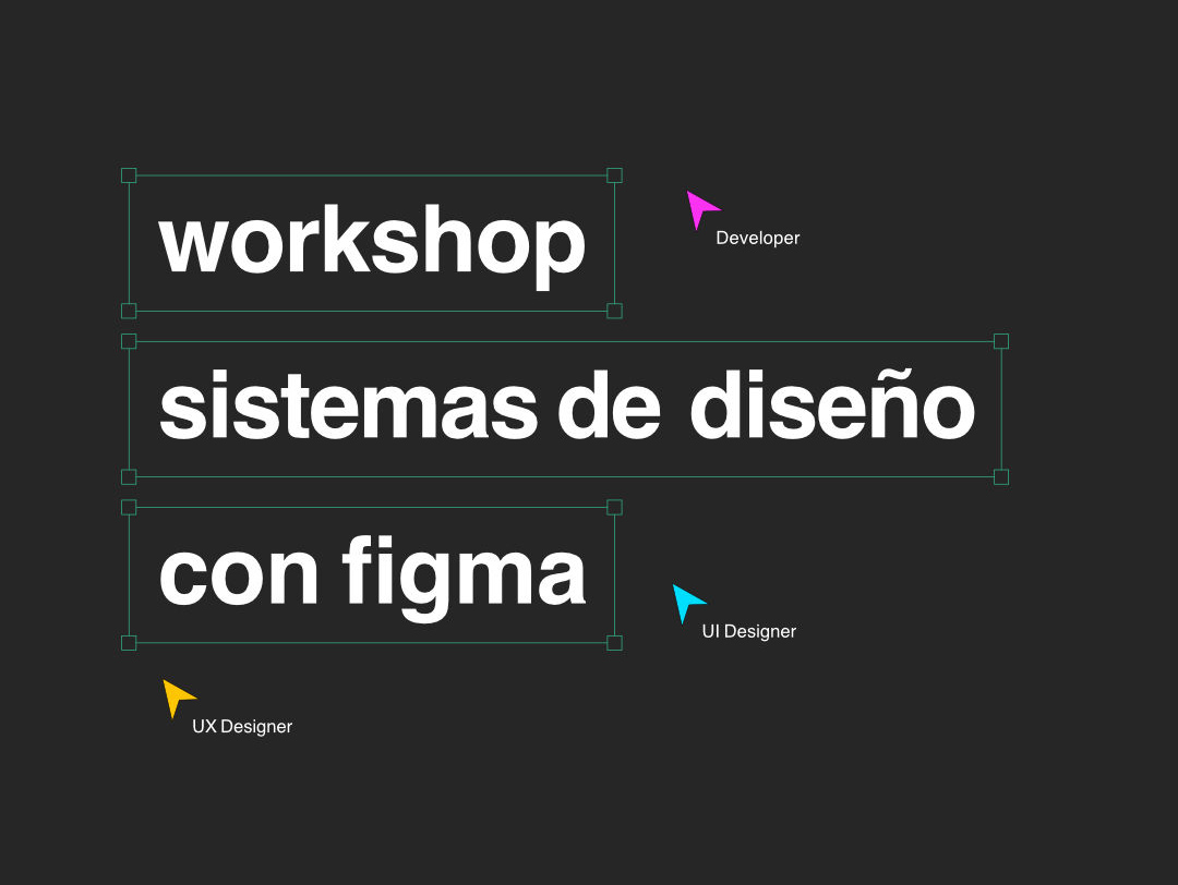 Cartel WorkShop. Sistemas de diseño con Firma